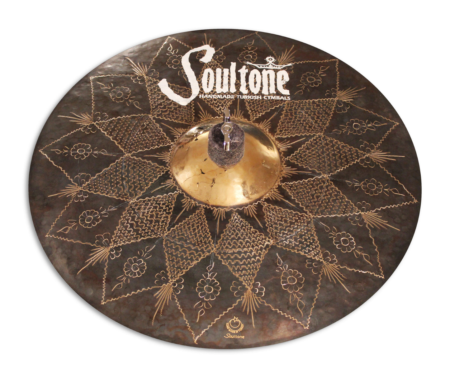 Black Matte - Soultone Cymbals - Engraved -Design